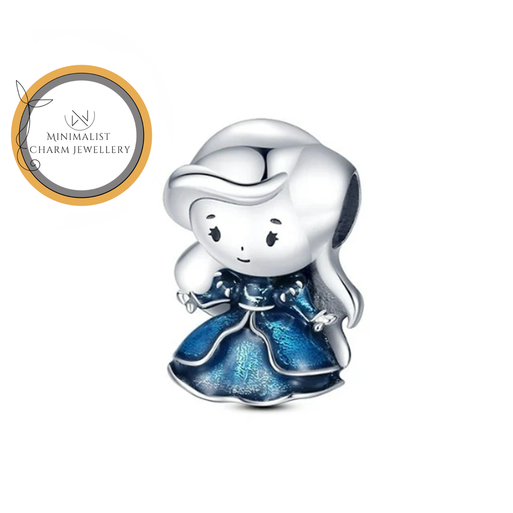 Princess Charm, Movie Charm, Silver Charm, Beauty Charm, Women Gift Charm