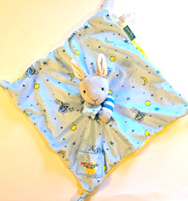 Goodnight Moon Bunny Lovey Plush Baby Security Blanket Kids Prefered 16" x 16"