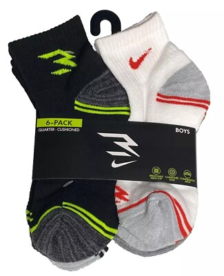 BOYS Socks NIKE Quarter CUT Ankle SOCK Size X Small 5-7