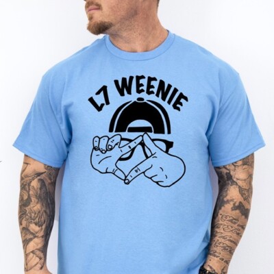L7 WEENIE | Sandlot movie themed Soft Ring Spun Pre-Shrunk Cotton T-Shirt