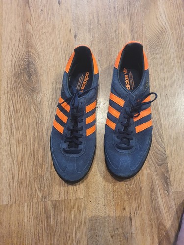adidas jeans trainers orange