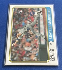 2023 Topps Heritage #178 Easton McGee RC Seattle Mariners