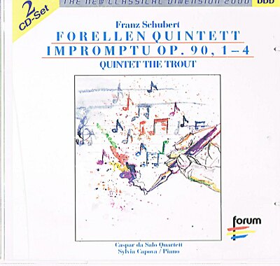 SCHUBERT-Forellen Quintet-Impromptu Op 90, 1 - 4 / 2 CD -  Titel s.Foto