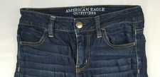American Eagle Outfitters Super Super Stretch AEO Denim Blue Jegging Jeans Sz 0