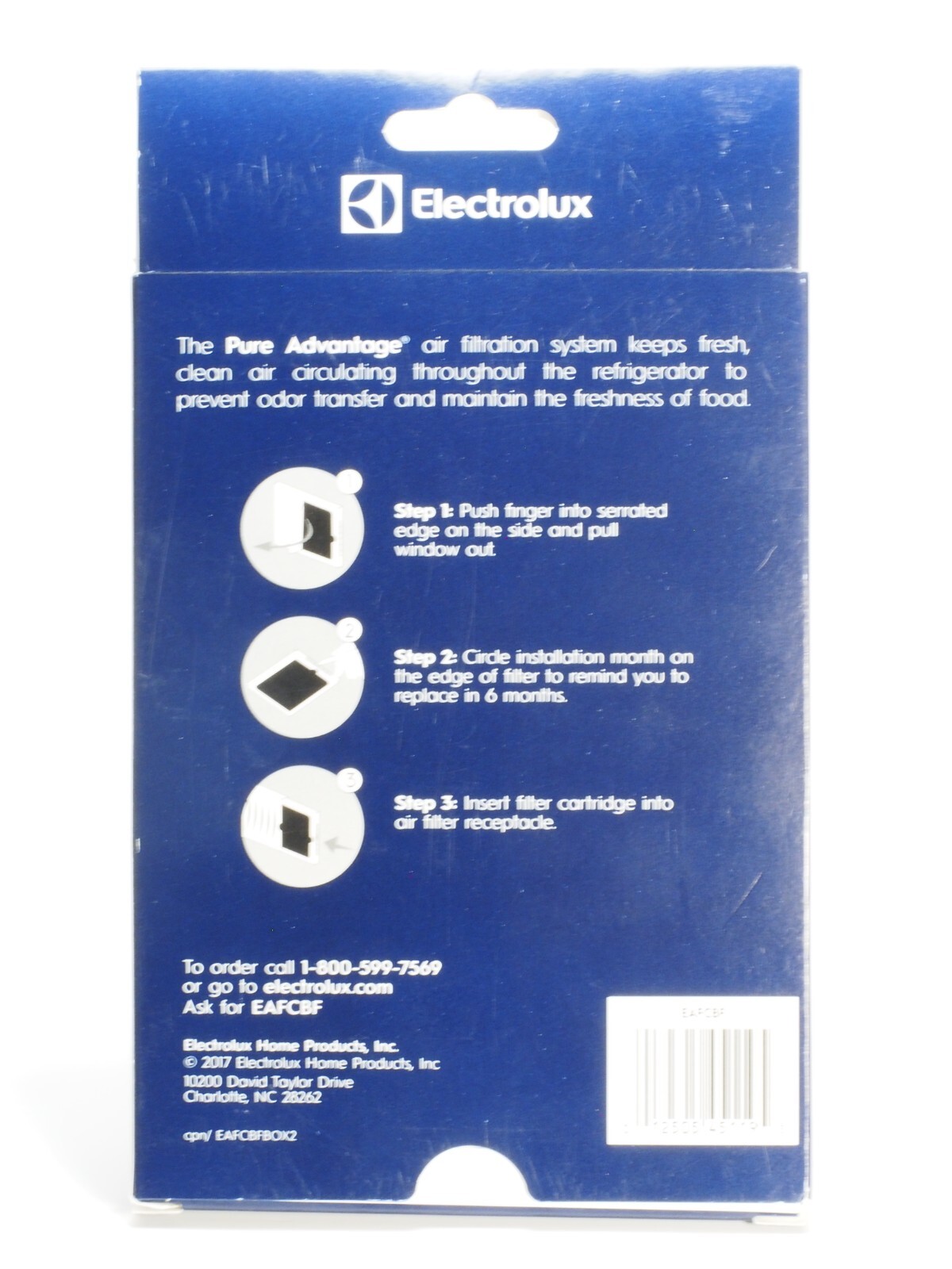 Electrolux/Icon Refrigerator Pure Advantage Air Filter (OEM NEW SEALED
