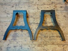 Industrial cast iron table legs