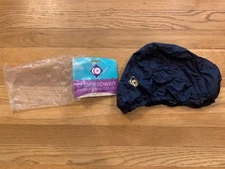Charles Owen Rain Cover For Riding Helmets - Size L - Navy - Open Box
