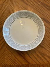 Imperial China By W Dalton Silver & White Whitney 5671 Soup Bowl ~7.6" Diameter