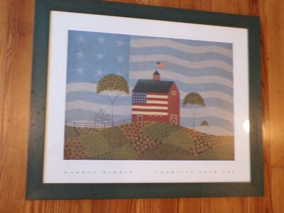 Warren Kimble Folk Art Framed 