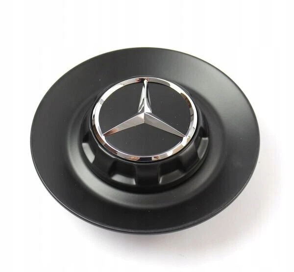 GLOSS BLACK MERCEDES C63/GLC63/CLS63/E63/A45/GT63/SL63 AMG HUB CAP A0004001100 - Image 2 of 4