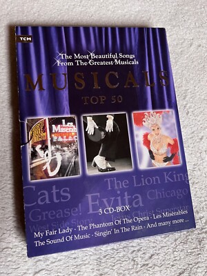 Musicals Top 50 The Most Beautiful Songs From The Greatest Musicals  | 3-CD 98