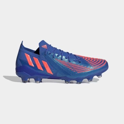 Adidas Unisex Predator Edge.1 Low HG Fußballschuhe / Blau / UVP 180£