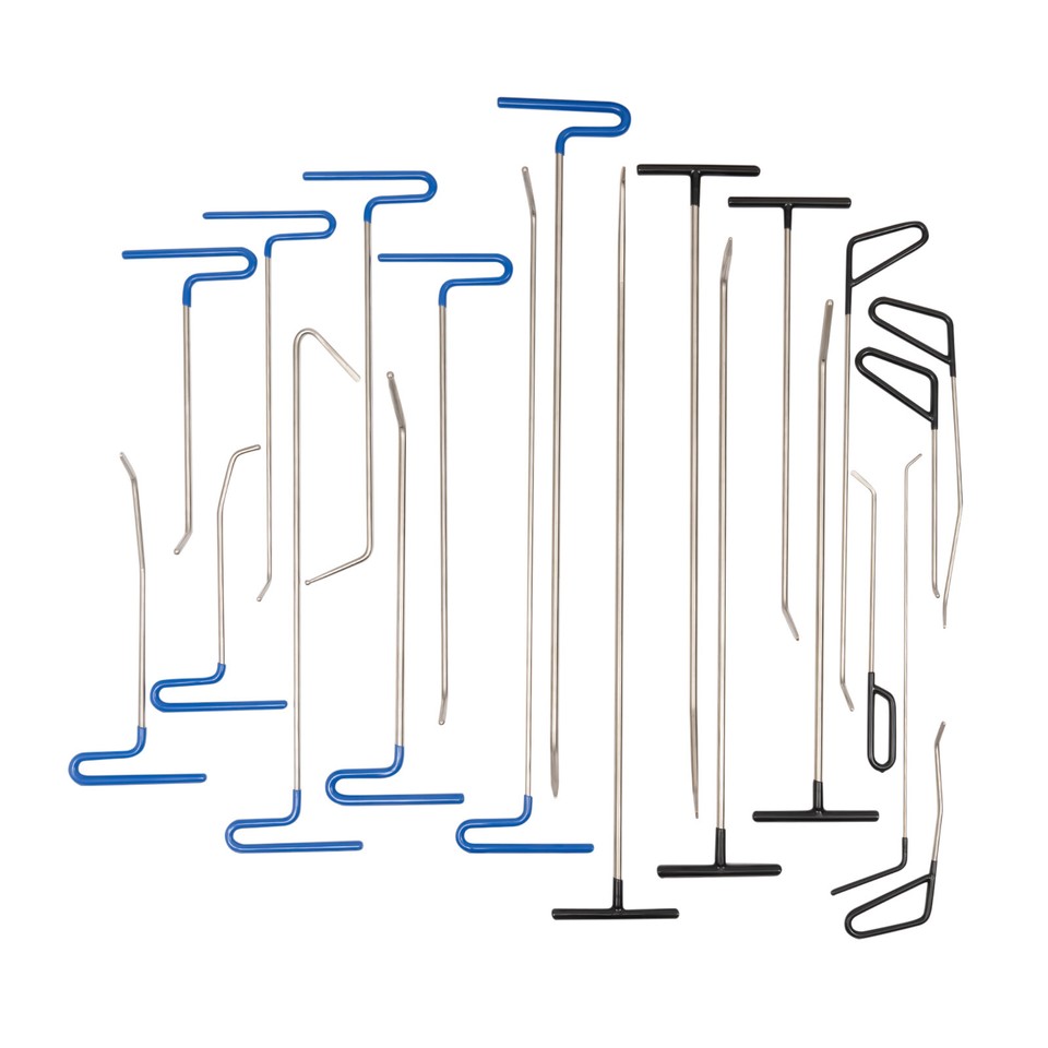 140 Pcs Paintless Dent Removal Rods Stainless Steel Tool Kit Dent