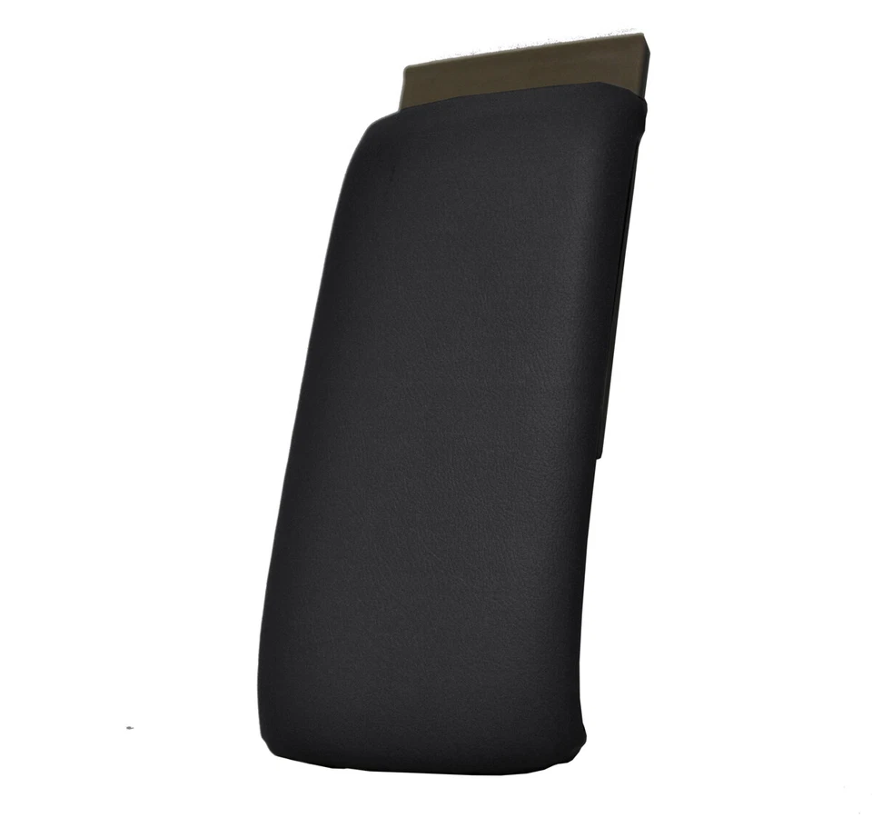 Se adapta a Nissan Murano 2003-2004 PVC Cuero Consola Tapa Deslizante Apoyabrazos Cubierta Negro Foto 2 de 4