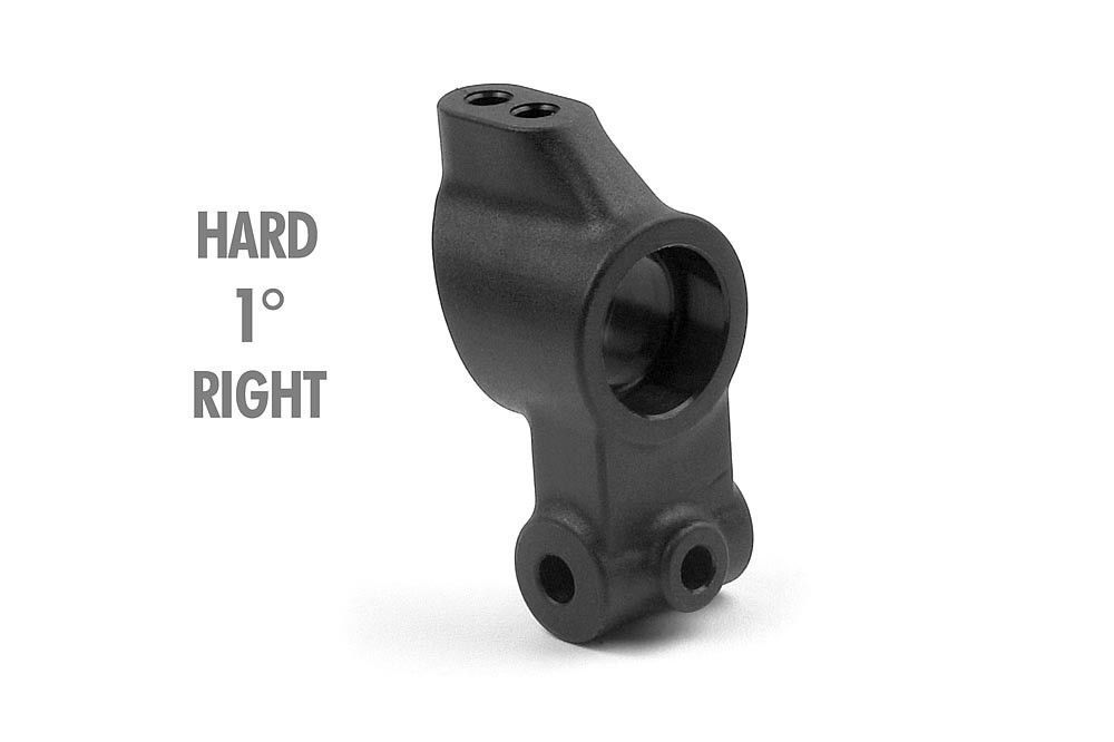 Xray Composite Upright 1 Degree Outboard Toe-In (Right) Hard - 303353