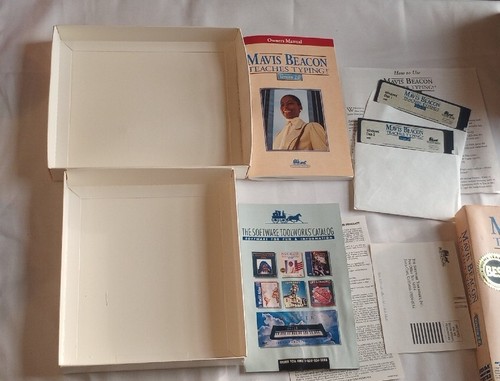 Mavis Beacon TEACHES TYPING BIG BOX Windows 3.0 IBM PC Computer 5.25" Floppy - Picture 4 of 5