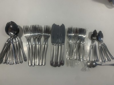 SET OF 42 flatware KITCHEN LINE 18-10 Collection