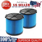 2-PK VF3500 Replacement Filter for Ridgid Shop Vac 3-4.5 Gallon Wet Dry Vacuums