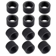 12-Pack Combo: 6 x 5/8x24 Thread Protectors  6 x 1/2x28 ThreadProtectors -Durab