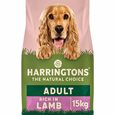 Harringtons Complete Dry Adult Dog Food Lamb & Rice 15 kg - Made with All 2.20 per kilo
