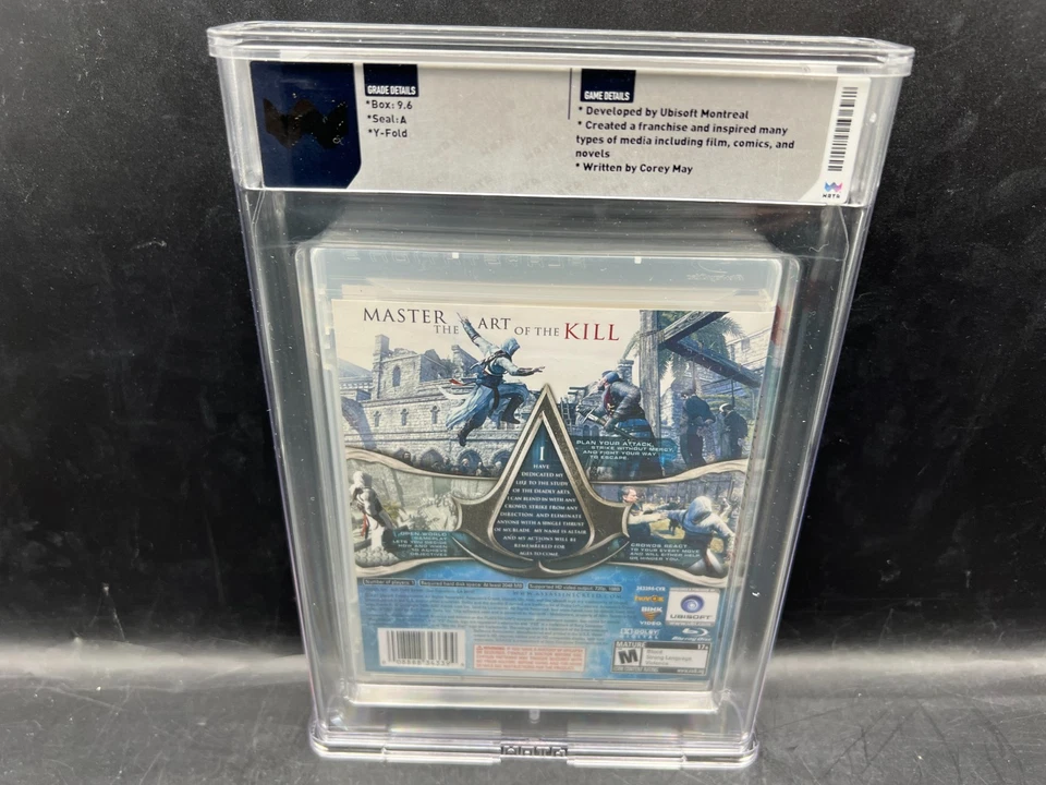 1st Print Assassin's Creed Black Label PS3 WATA 9.6 A FACTORY SEALED VGA - Image 2 of 4