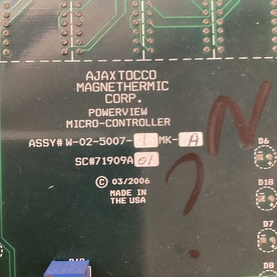 Ajax Tocco W-02-5007-1MK-A Powerview Micro Controller U-008