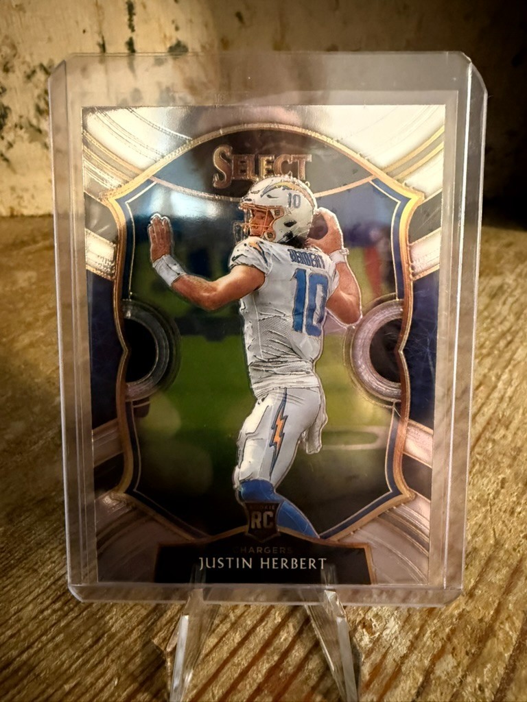 2020 Panini Select - Concourse Rookie Justin Herbert #44 Los Angeles Rams (RC)