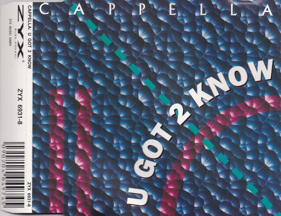 Cappella - U Got 2 Know  (7 Track Maxi CD) - Bild 1 von 2