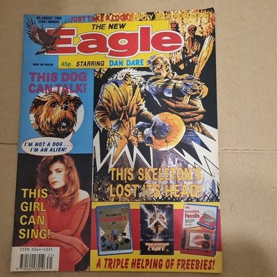 The New Eagle Magazine Starring Dan Dare 4th Aug 1990 free raleigh poster