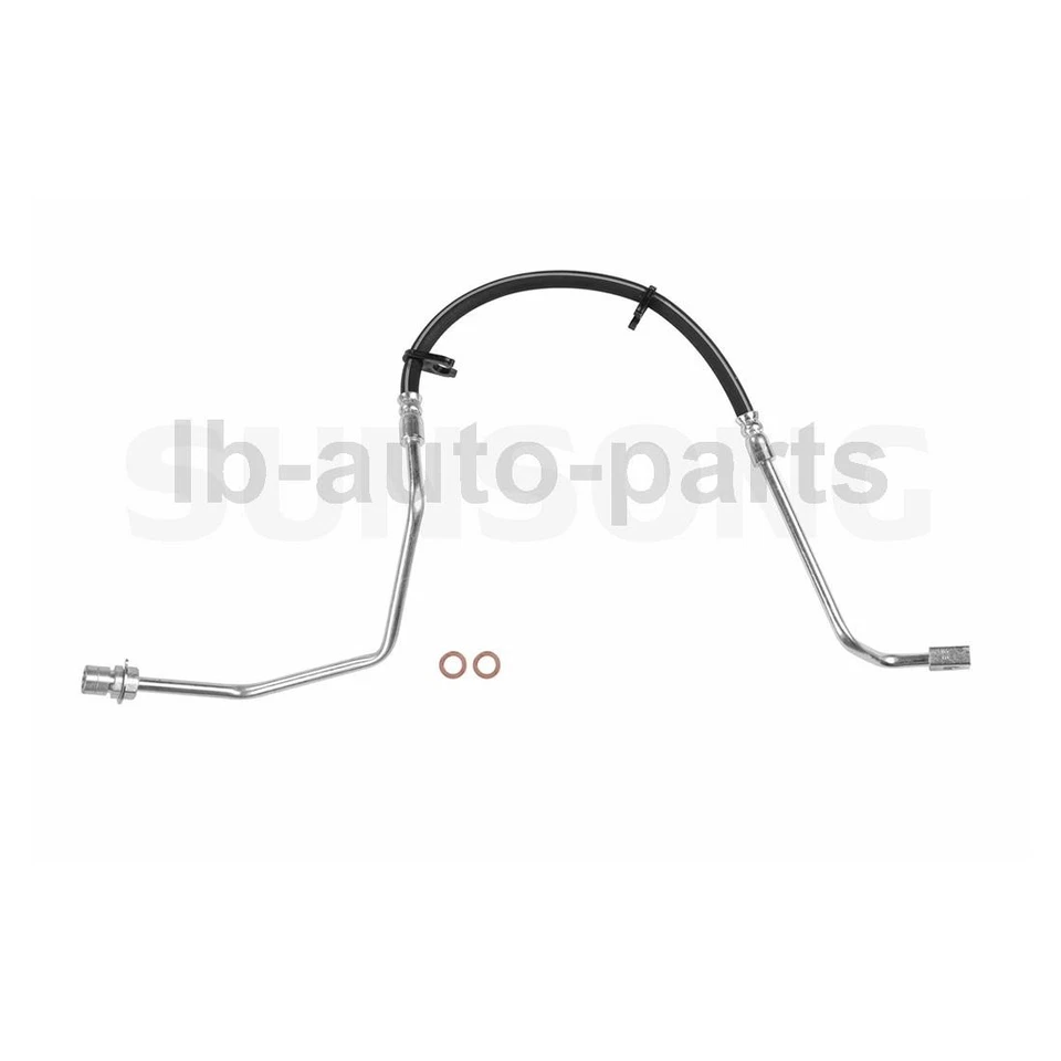 Тормозной шланг Sunsong передний 2 штуки для 2004-2009 Dodge Durango 3,7 л - Изображение 3 из 4