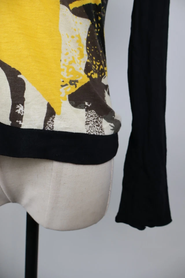 Camiseta Top Custo Barcelona Para Mujer Informal Vintage Manga Larga Talla 1 Foto 4 de 4