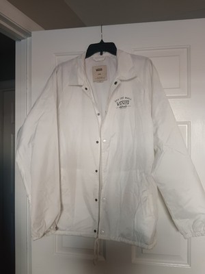 VANS Torrey Men's Snap Front Black Windbreaker Jacket