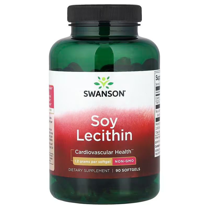 Soy Lecithin 1200mg 90 Softgels | Non-GMO | Phosphatidylcholine