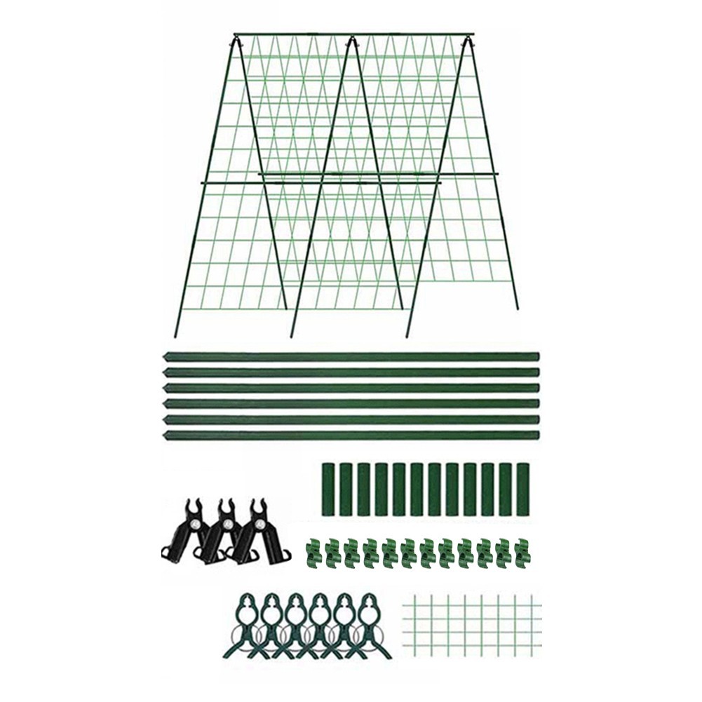 ALTRA Traliccio da Giardino 48x48 Pollici Telaio A per Coltivare Cetrioli e Altre Piante
