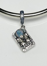 Tarot Card Arcana Dangle Charm The Chariot Triumph Genuine 925 Sterling Silver