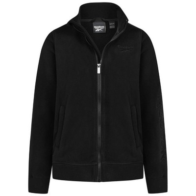 Reebok Polar Fleece Damen Casual Freizeit Jacke schwarz neu
