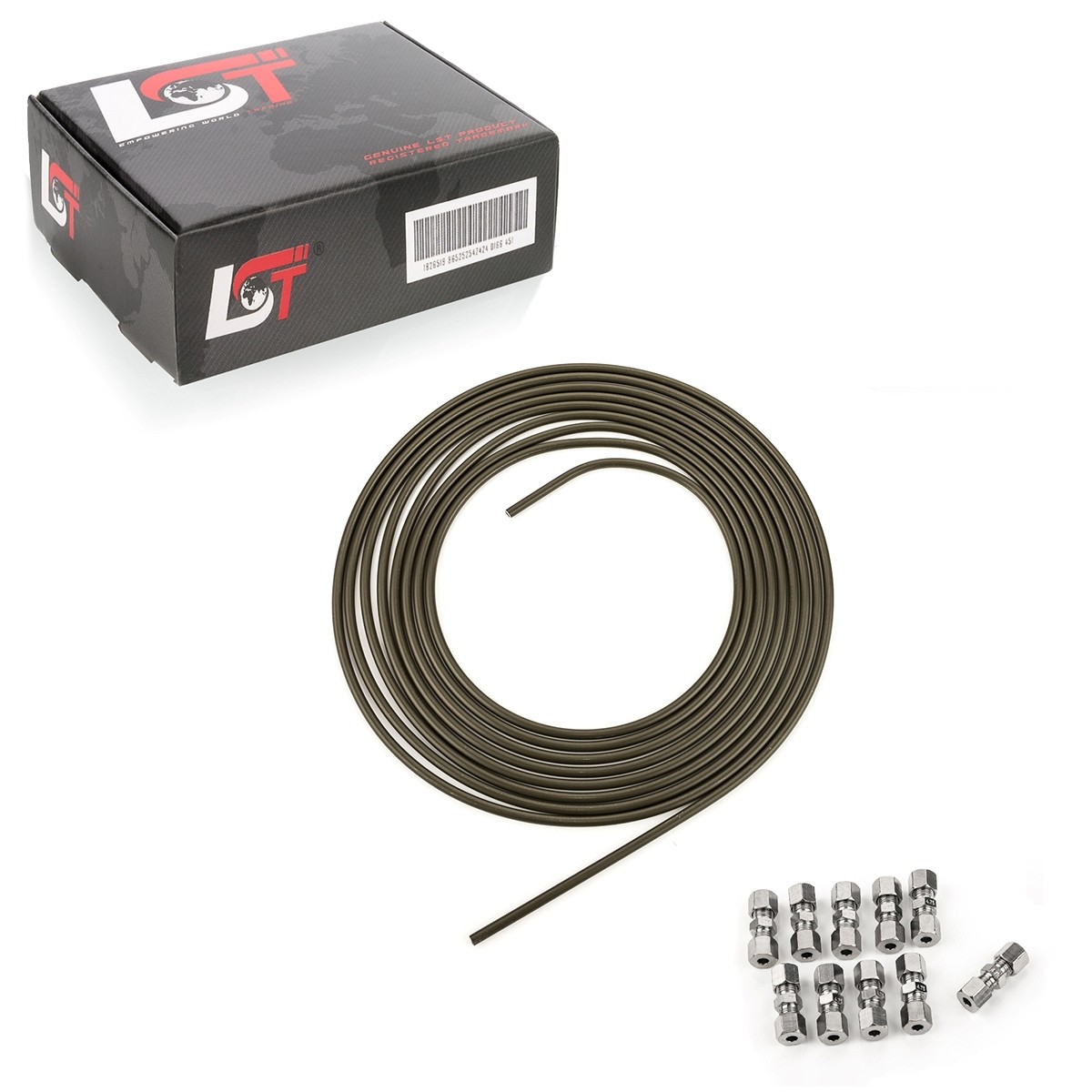 5M Brake Line Brake Pipe Steel Ø 4.75Mm Set +10 Quick Connectors For Chrysler