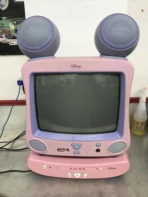 Disney ピンク CRTテレビ+DVDプレーヤー Disney Princess Pink 13