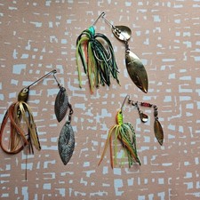 O.S.P Spinnerbait Set Murata Based Used Fishing Tackle Warped Blades