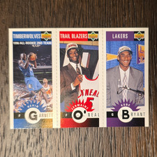 1996 Upper Deck Rookie Zone 2nd Team Rookie Lot Garnett O'Neal Bryant (3)