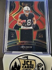 2025 Panini Select - Draft Selections Mem Jack Bech #DSM-JBH Red Prizm (RC, MEM)