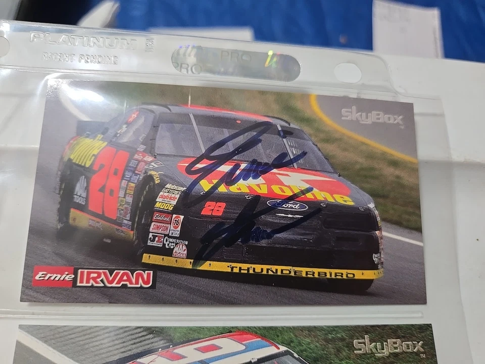 1994 SKYBOX BRICKYARD 400 NASCAR RACE SET OF 8 W/ Ernie Irvan Autograph - Image 2 of 4