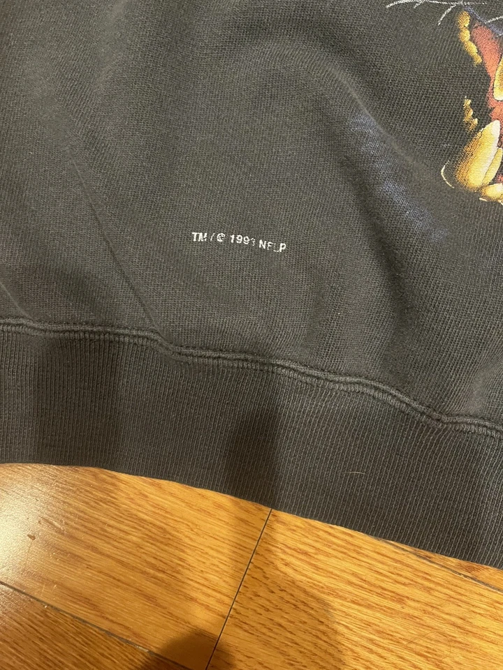 Sudadera De Colección Carolina Panthers Para Hombre Talla L Negra Salem Ropa Deportiva NFL 90s Foto 4 de 4