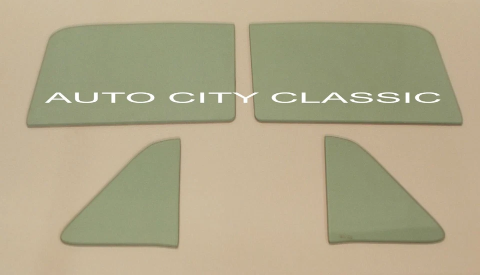 Chevy GMC 1951 52 53 camioneta pickup parabrisas de vidrio puerta de ventilación ventanas verdes traseras Foto 4 de 4