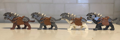 Wargs  Custom Minifigure  Brick Block Figure Toy  Set of 4 Premium New