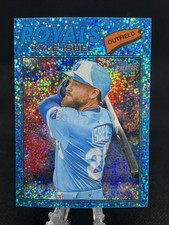 2026 Topps Heritage Chrome Light Blue Sparkle Kyle Isbel #365 Kansas City Royals