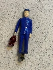 Post-War Lionel 145 Gateman Accessory Blue Gateman With Red Lantern