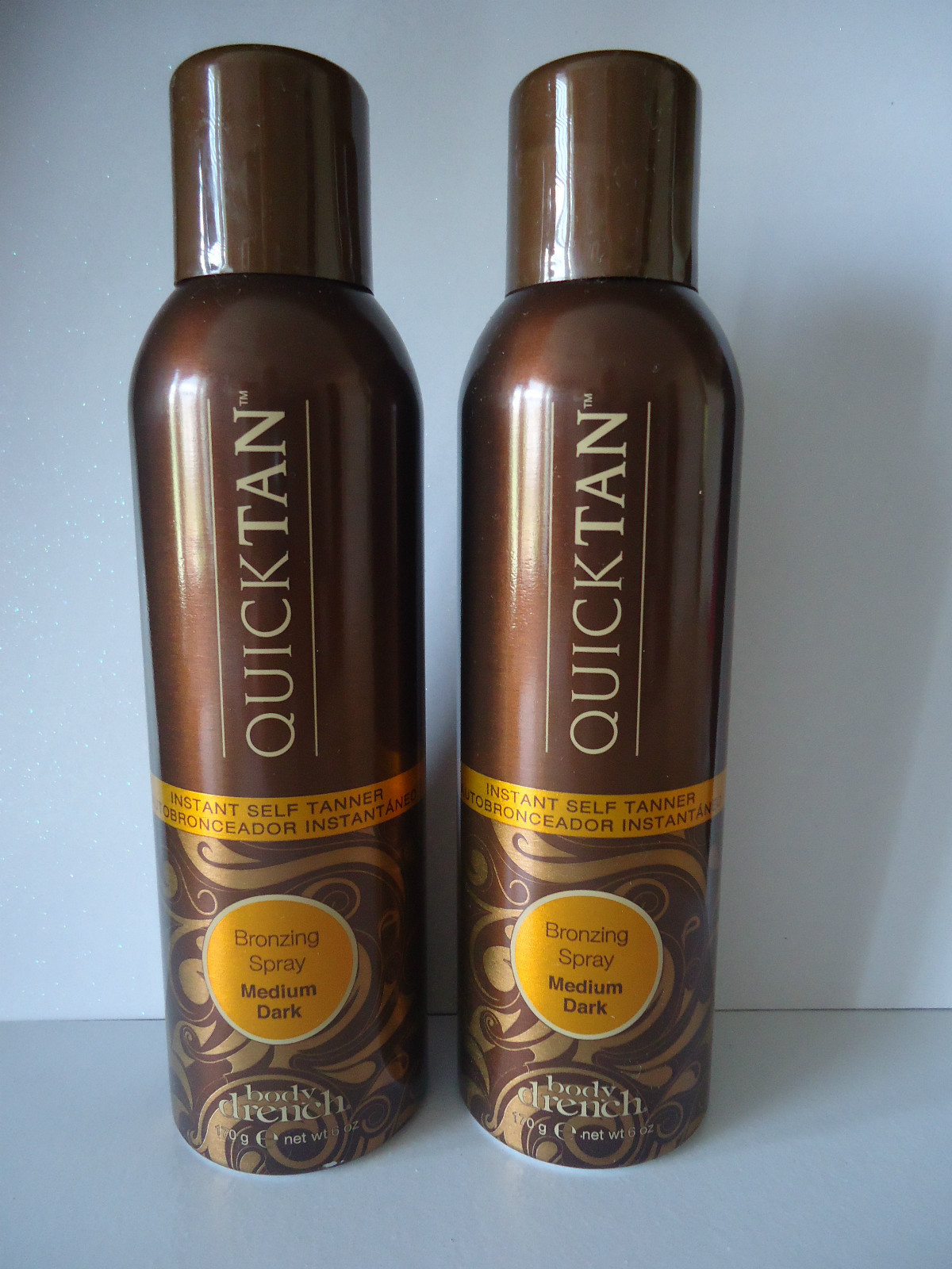 BODY DRENCH QUICK TAN INSTANT SELF TANNER BRONZING SPRAY FOR MEDIUM