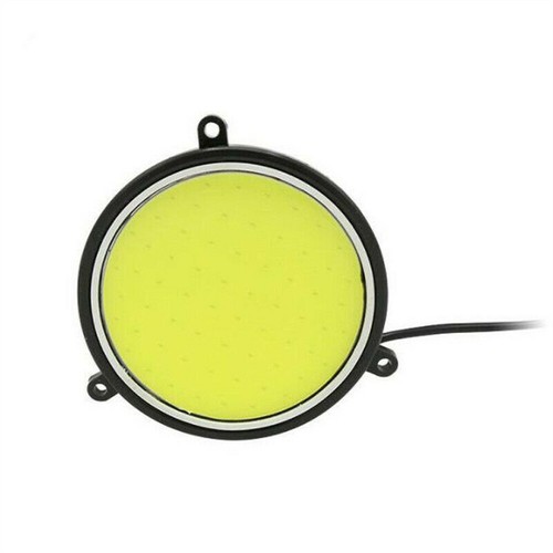 2pcs 12V Round LED Lights DRL Daytime Running Light Fog COB Car Lamp Driving - Picture 7 of 7