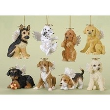 Puppy Angel Ornaments